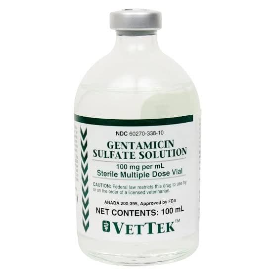 Sulfate de gentamicine en solution